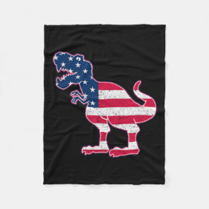 Cobertor De Velo Bandeira Americana: 4 De Julho Meninos Patrióticos