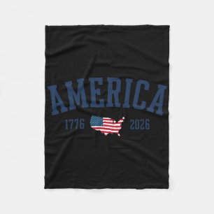 Cobertor De Velo Bandeira Americana 4 De Julho Vintage 250 Anos 177