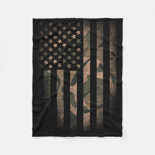 Cobertor De Velo Bandeira Americana Camuflada Usa Tático Militar Ca