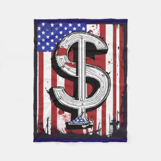 Cobertor De Velo Bandeira Americana Cozy - Lança Suave