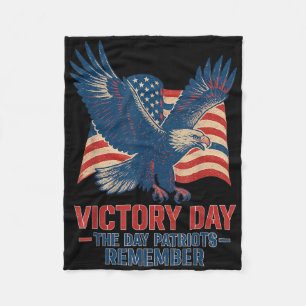 Cobertor De Velo Bandeira Americana do Dia da Vitória - Os Patriota