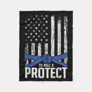 Cobertor De Velo Bandeira Americana dos EUA Jiu Jitsu Brasileiro BJ