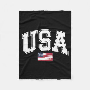 Cobertor De Velo Bandeira Americana EUA Mulheres Homens Crianças Pa