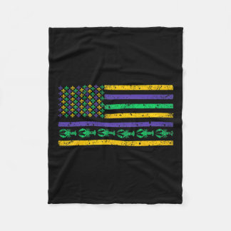 Cobertor De Velo Bandeira Americana Mardi Gras T Shirt Mardi Gras C