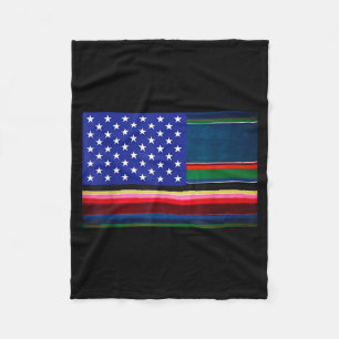 Cobertor De Velo bandeira americana mexicana serape cinco de mayo p