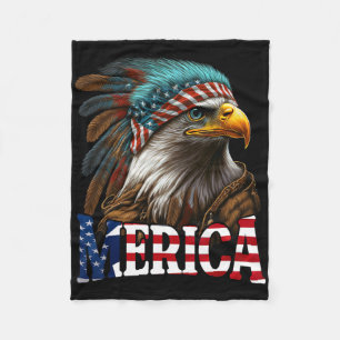Cobertor De Velo Bandeira Americana Patriótica 4º De Julho Merica 1