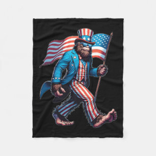 Cobertor De Velo Bandeira Americana Patriótica do Pé-Grande de julh