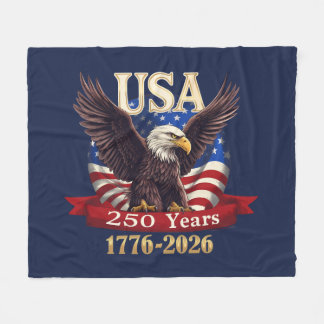 Cobertor De Velo Bandeira americana patriótica EUA 250º 1776-2026 Á