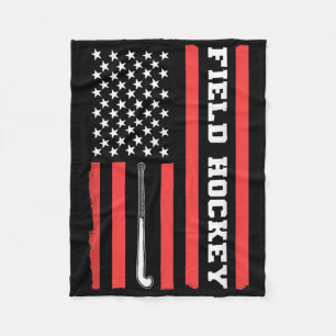 Cobertor De Velo Bandeira Americana Patriótica Hóquei de Campo EUA