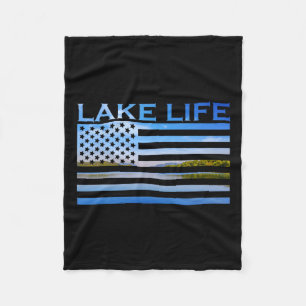 Cobertor De Velo Bandeira Americana Que Pescaria No Lago Isto É