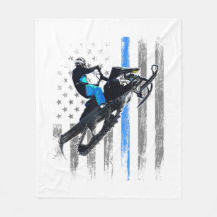 Cobertor De Velo Bandeira Americana Snowmobile Shirt Men Snowmobile