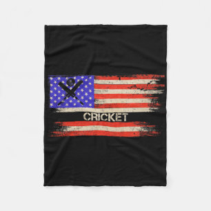 Cobertor De Velo Bandeira Americana Vintage Usa Equipe De Críquete