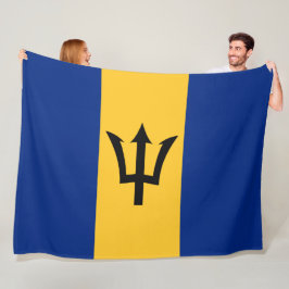 Cobertor De Velo Bandeira Barbadiana (Barbados) (Bajan)