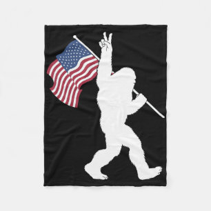 Cobertor De Velo Bandeira Bigfoot EUA