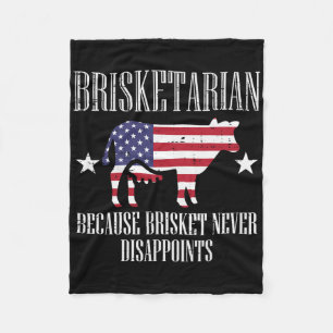 Cobertor De Velo Bandeira Brisketarian dos Estados Unidos Byrbecue