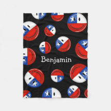 Bandeira chilena de sorriso do círculo lustroso