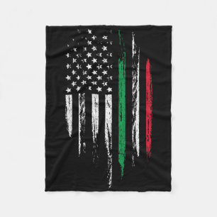 Cobertor De Velo Bandeira Combo Ítalo-Americana Itália EUA Itália P