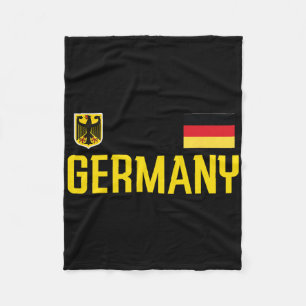 Cobertor De Velo Bandeira da Alemanha Deutschland Fã de Futebol Hom