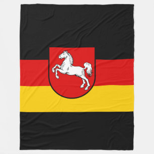 Cobertor De Velo Bandeira da Baixa Saxónia Fleece Blanket