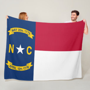 Cobertor De Velo Bandeira da Carolina do Norte