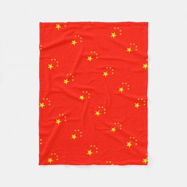 Cobertor De Velo Bandeira da China - Alta Qualidade (Frente)