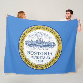 Cobertor De Velo Bandeira da Cidade de Boston (Massachusetts)