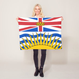 Cobertor De Velo Bandeira da Colúmbia Britânica