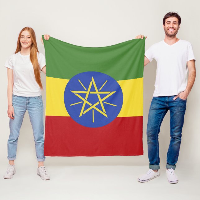 Cobertor De Velo Bandeira da Etiópia (In Situ)