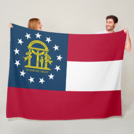 Cobertor De Velo Bandeira da Geórgia (Estado dos EUA)