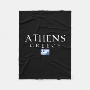 Cobertor De Velo Bandeira da Grécia Atenas Férias Souvenir de Atena