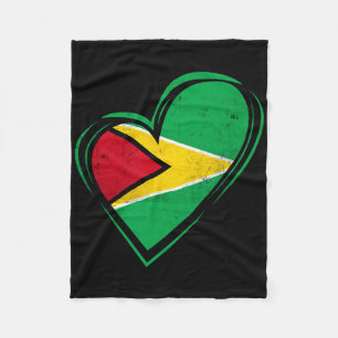 Cobertor De Velo Bandeira da Guiana Guianense Caribenho Cruzeiro Cr