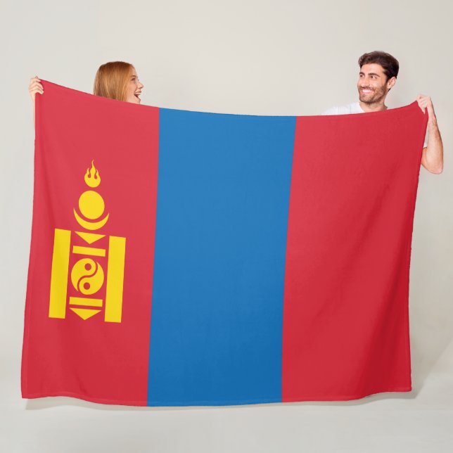 Cobertor De Velo Bandeira da Mongólia (In Situ)