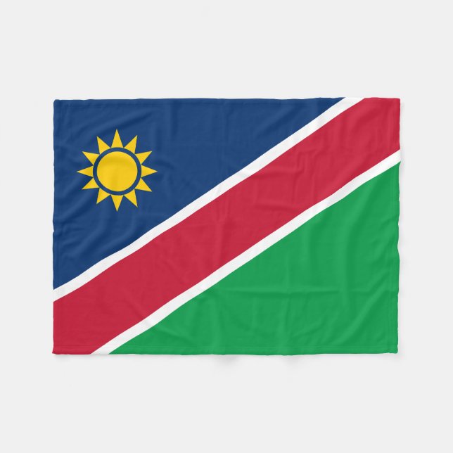 Cobertor De Velo Bandeira da Namíbia (Frente (Horizontal))