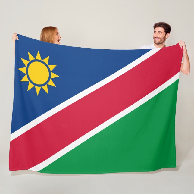 Cobertor De Velo Bandeira da Namíbia (África Austral) (In Situ)