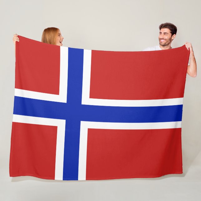 Cobertor De Velo Bandeira da Noruega grande escandinava (In Situ)
