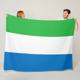 Cobertor De Velo Bandeira da Serra Leoa