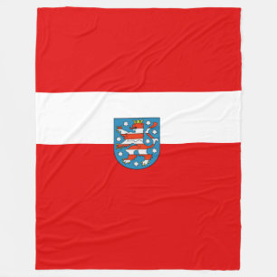 Cobertor De Velo Bandeira da Turíngia Fleece Blanket