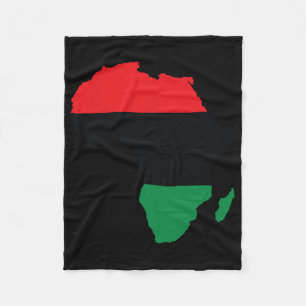 Cobertor De Velo Bandeira da Unia Pan-Africana Mapa Continente Hist