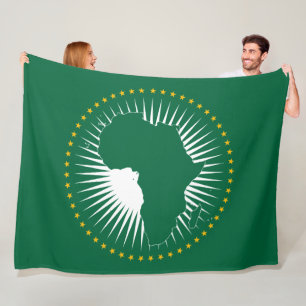 Cobertor De Velo Bandeira da União Africana (África) (Panafrica)