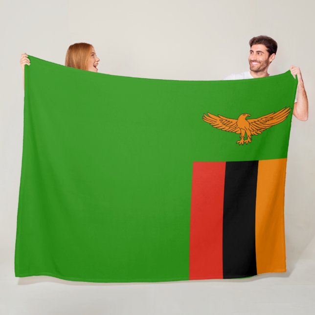 Cobertor De Velo Bandeira da Zâmbia (In Situ)
