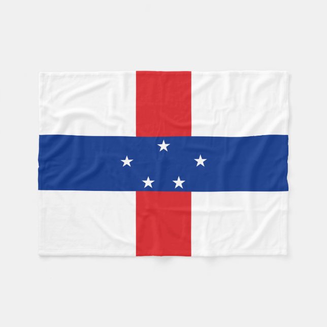 Cobertor De Velo Bandeira das Antilhas Holandesas (Frente (Horizontal))