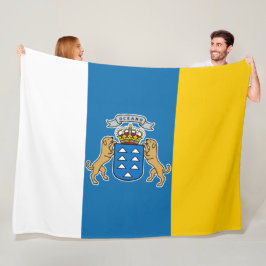 Cobertor De Velo Bandeira das Canárias (Canárias) (Canárias, Espanh