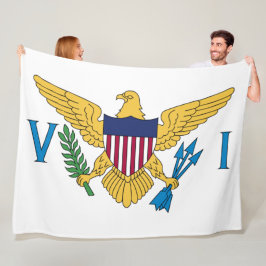 Cobertor De Velo Bandeira das Ilhas Virgens dos Estados Unidos