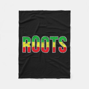 Cobertor De Velo Bandeira das Raízes Afro-Americanas - Orgulho da H