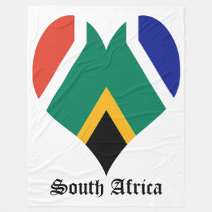 Cobertor De Velo Bandeira de África do Sul Bokke grande