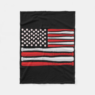 Cobertor De Velo Bandeira de Beisebol Americana Clic - Fla de Beise
