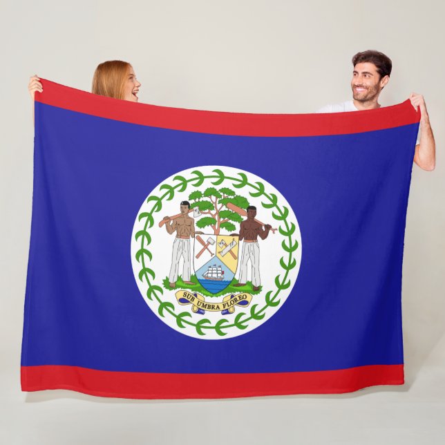 Cobertor De Velo Bandeira de Belize (In Situ)