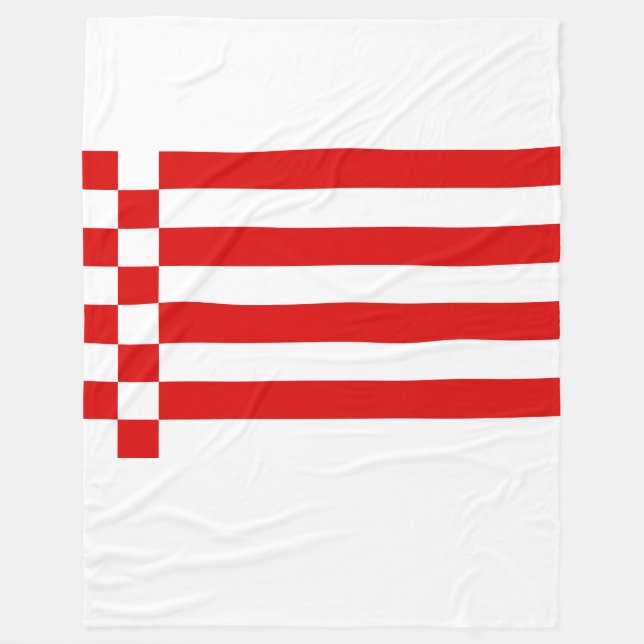 Cobertor De Velo Bandeira de Bremen Fleece Blanket (Frente)