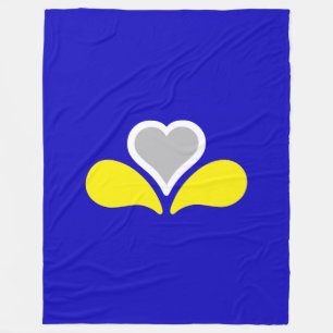 Cobertor De Velo Bandeira de Bruxelas, Bélgica Fleece Blanket