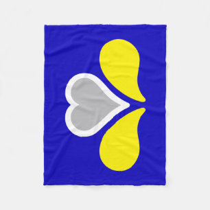 Cobertor De Velo Bandeira de Bruxelas, Bélgica Fleece Blanket
